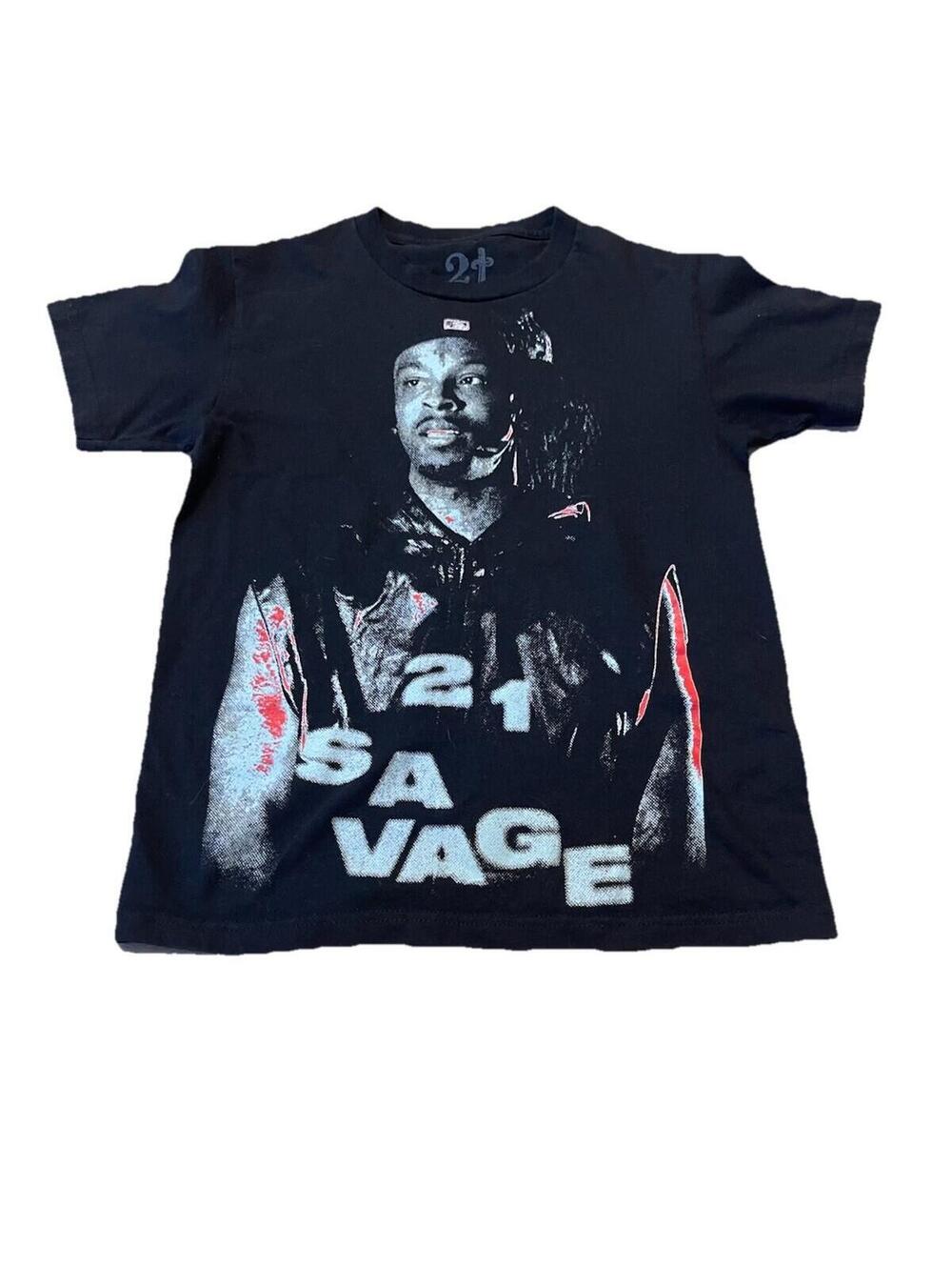 21 Savage Shirt Mens S It's All A Blur Tour 2023 Rap Hip Hop Concert Tee H98